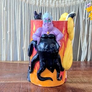 Disney Store Candle Holder with Orange and Black Accents